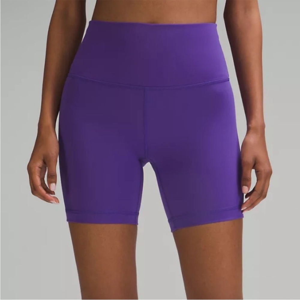 Lululemon Wunder Train High-Rise Short 6" Petrol Purple